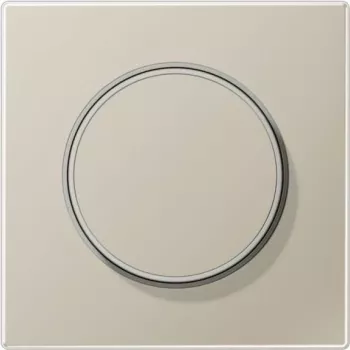 Jung placa de cobertura para dimmer rotativo série LS, aço inoxidável ES 1740 (ES1740)