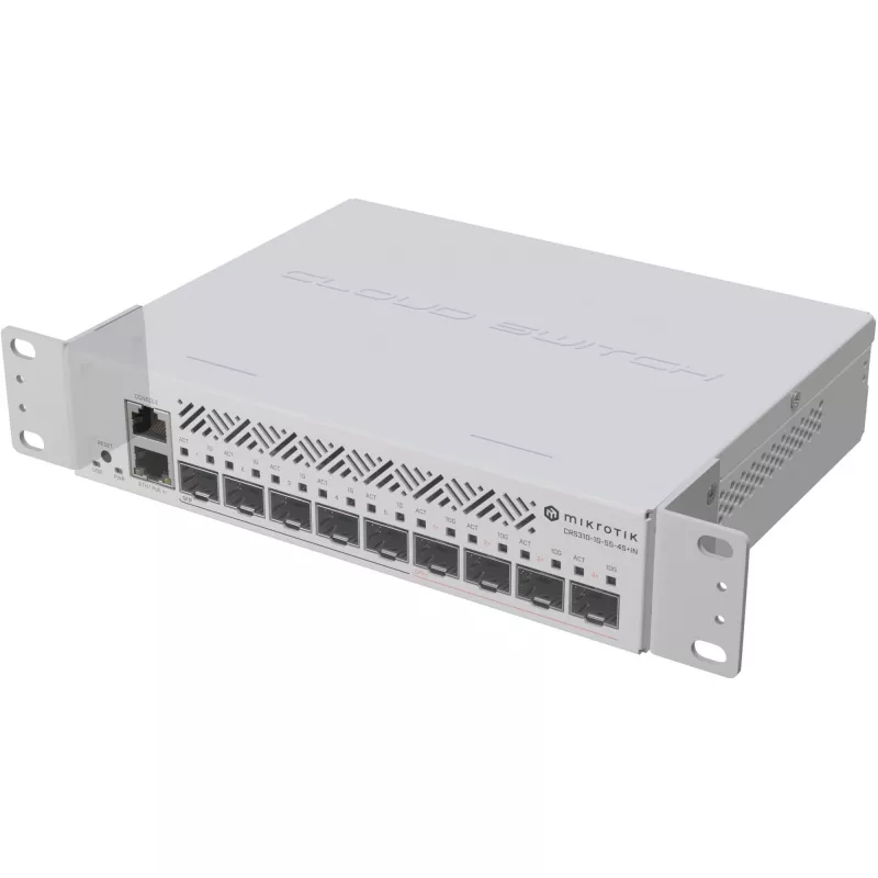 Suporte de montagem MikroTik RMK-2/10 para CSS610-8G-2S+IN CRS109-8G-1S-2HnD-IN