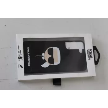 Capa rígida para telemóvel Capa de silicone Karl Lagerfeld KLHCS22MSLKHBK Preto — capa protetora de silicone para smartphone