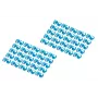 DIGITUS - Clipes de cabo com codificação de cores - para cabo de patch - azul (embalagem de 100) (A-CC-B)