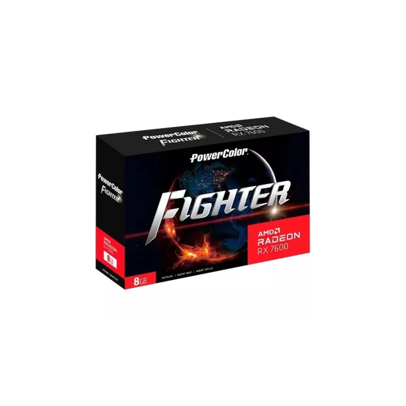 Placa gráfica PowerColor Fighter Radeon RX 7600 8GB