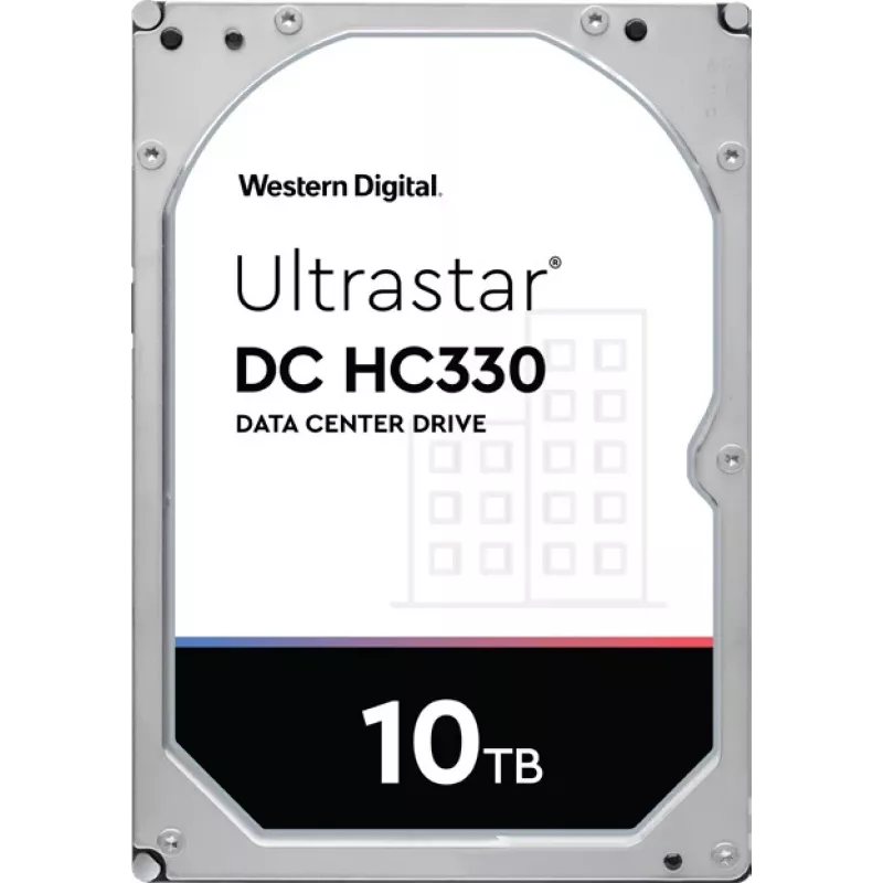 WD - Ultrastar DC HC330 WUS721010ALE6L4 - Disco rígido - encriptado - 10 TB - interno - 3.5 (8.9 cm) - SATA 6Gb/s - 7200 rpm - Memória intermédia: 256 MB - Self-E