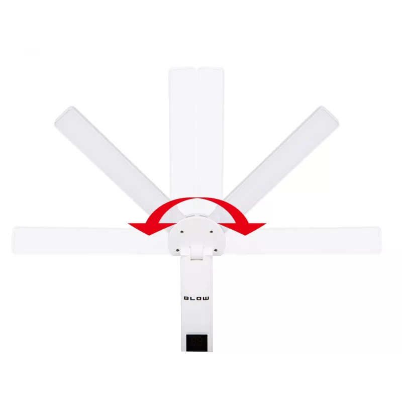 Candeeiro de secretária LED LB-24 com relógio