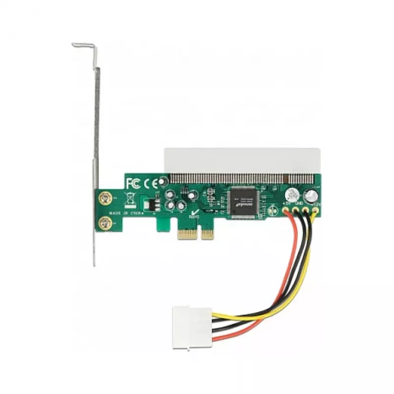 Placa riser DeLOCK PCI Express x1 para 1 x PCI 32 Bit 5 V slot Asmedia