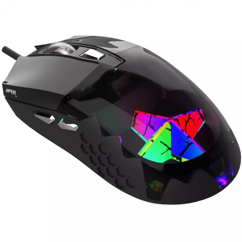 Rato gaming INCA Cian INCA Empousa 3D RGB LED 7200 DPI com teclas macro