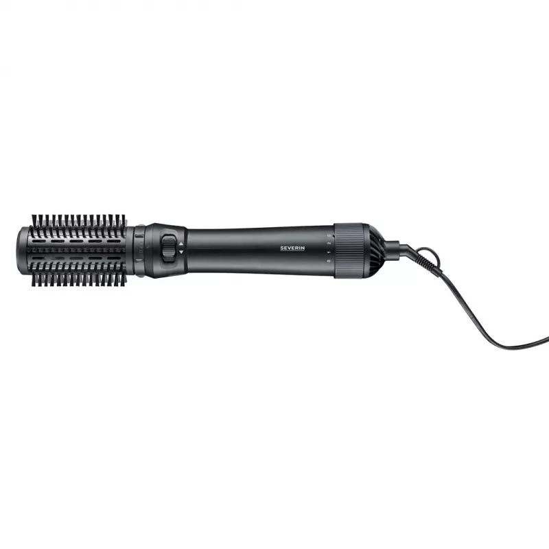 Modelador de cabelo Severin WL 0241 escova de ar quente preto 1000 W 1,8 m