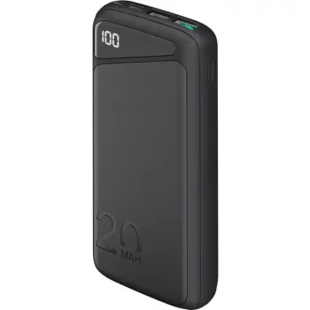 Powerbank de carregamento rápido 20.000 mAh (preto, PD, Quick Charge 3.0, Super Charge)
