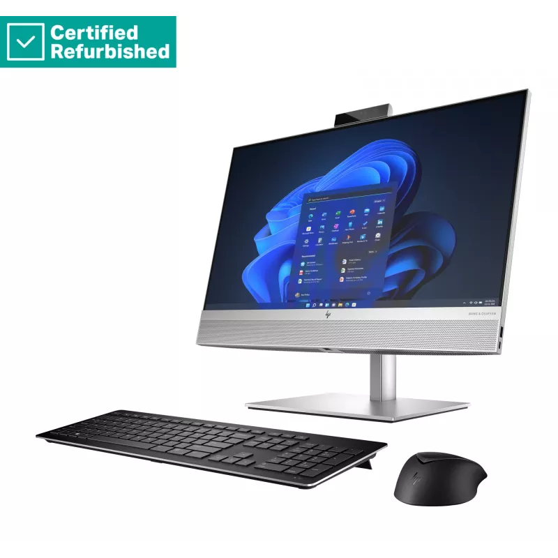 RENEW SILVER HP Elite 840 G9 AIO All-In-One 24 - i7-14700, 32 GB, 1 TB SSD, 23.8 FHD Touch AG, FPR, altura ajustável, Win 11 Pro, 1 ano