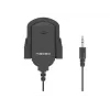 Microfone de lapela NATEC NMI-1352, com fios 3,5 mm, sensibilidade -58 dB, 50–16000 Hz, cabo de 1,8 m, 20 g