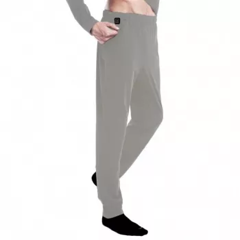 Cuecas compridas Glovii GP1GM cinzento homem adulto 6% elastano 94% poliéster