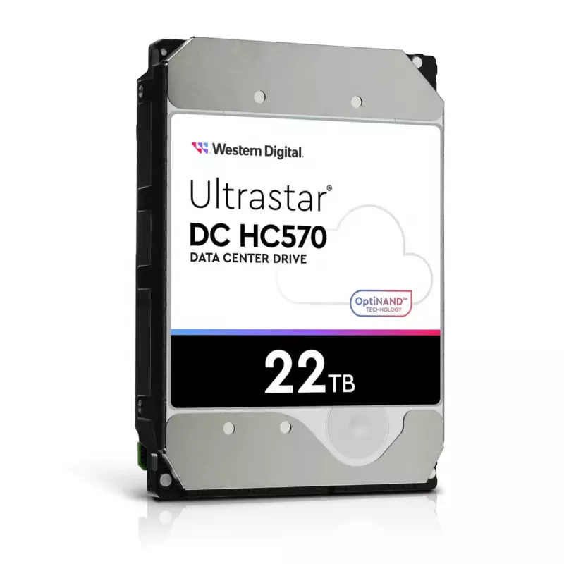 WD Ultrastar DC HC570 - disco rígido - 22TB - interno - 3.5 (8,9 cm) - SATA 6Gb/s - 7200 rpm - memória intermédia: 512MB - para Intel Next Unit of Computing 13 Extr
