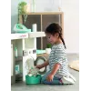 Smoby 311050 cozinha de brincar com área de lavandaria e acessórios