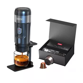 Máquina de café automática portátil 3 em 1 com bolsa 80W HiBREW H4A