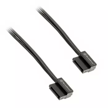 Cabo SATA SilverStone SST-CP11B Super Low Profile - 50 cm, preto