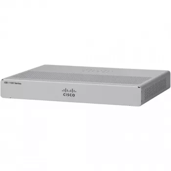 Router Cisco C1101-4P — Router de mesa Integrated Services, 4 portas Gigabit Ethernet (GbE), GE WAN, USB 3+, 1 ano de garantia