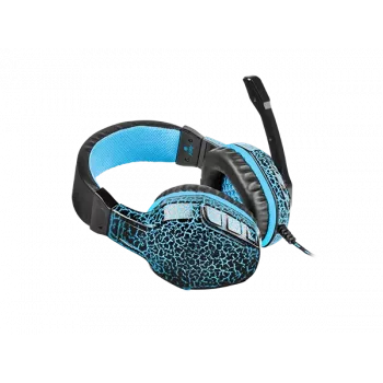Auscultadores para gamers Fury Hellcat iluminação LED