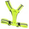 Colete refletor de segurança LED MACLEAN MCE425 – visibilidade 360°, tamanho ajustável