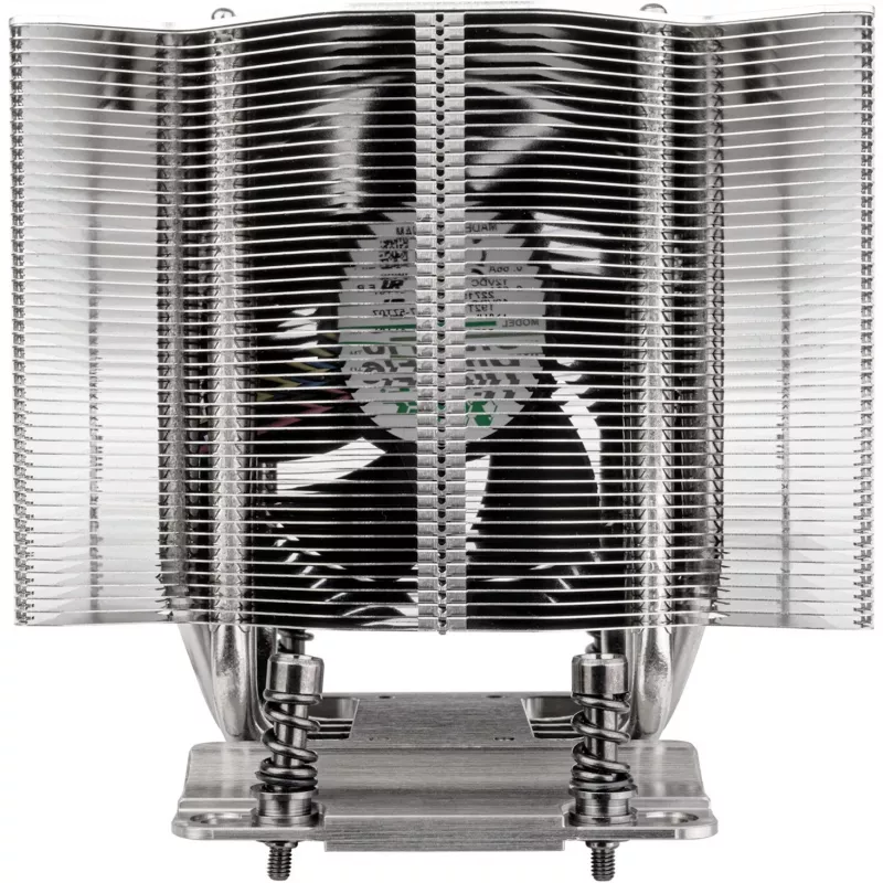 XE04-SP6P, dissipador de CPU prateado/preto, 92 mm