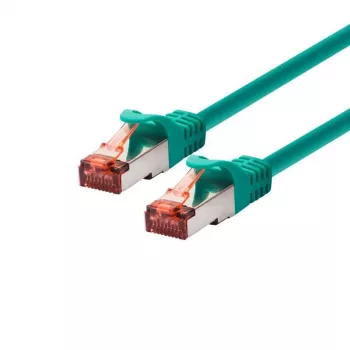 Cabo de rede LOGON TCF66F010G Cat6a F/UTP (FTP) 1 m verde RJ-45–RJ-45