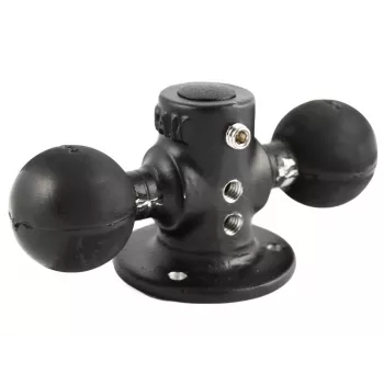RAM Mounts base de esfera dupla redonda - esfera C (1.5 ), em saco de plástico (RAM-217-1U)