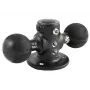 RAM Mounts base de esfera dupla redonda - esfera C (1.5 ), em saco de plástico (RAM-217-1U)