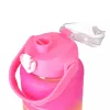 Garrafa de água motivacional Extralink 3W1 conjunto rosa-laranja 2000ML+900ML+300ML