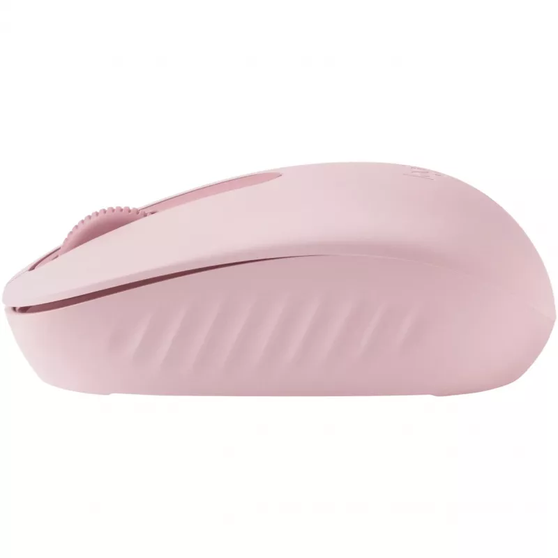 Logitech M196 - Rato - para destros e canhotos - ótico - 3 botões - sem fios - Bluetooth - rosa (910-007461)