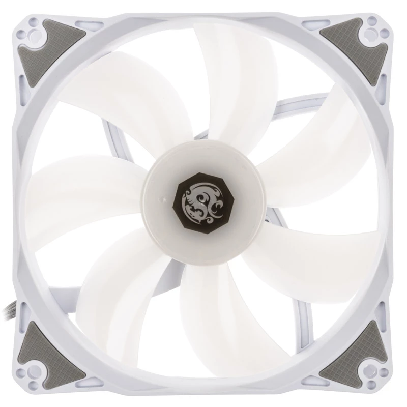 Ventoinha ARGB 120mm BitsPower Notos — branco, modelo BPTA-FX1812NTWH-1