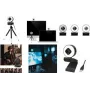 Webcam LogiLink UA0384 LL1 Stream, USB 2.0, HD 1920x1080, 76 graus, preto (UA0384)