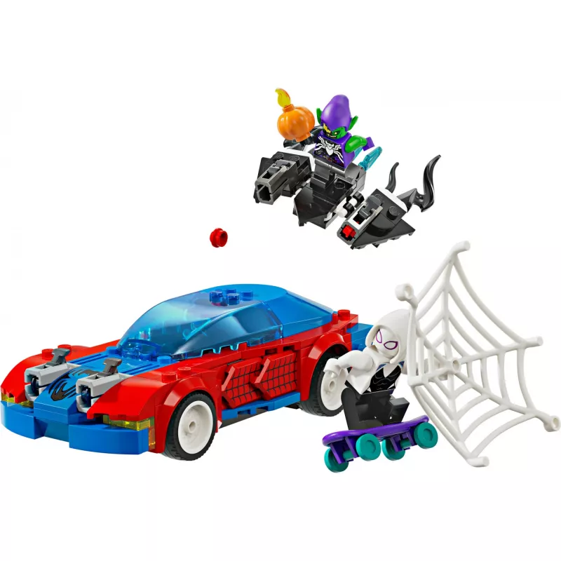 LEGO Marvel 76279 Carro de corrida Spider-Man e Venom Green Goblin conjunto de construção