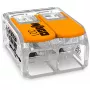 WAGO 221-612 - reto - 450 V - Laranja - Transparente - EN 60664