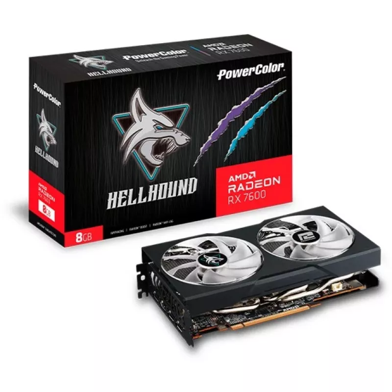 Placa gráfica AMD Radeon RX 7600 8 GB GDDR6
