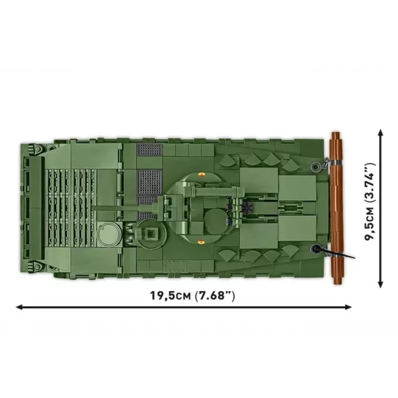 Conjunto de construção Cobi Blocks BMP-1 758 peças – modelo à escala em blocos