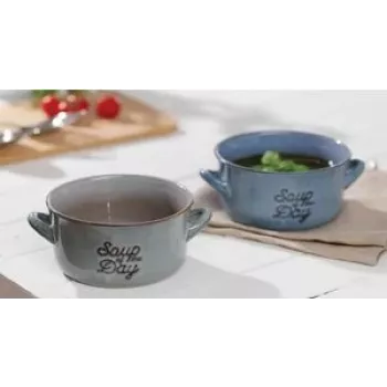 Taça de sopa Ritzenhoff & Breker TASTY BLAU 570 ml grés apta para máquina de lavar louça