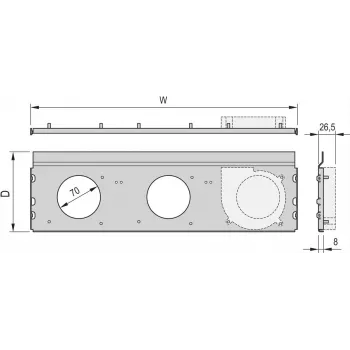 Schroff unidade de ventilação 84HP 220D compl. (24572411)