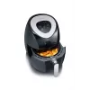 Severin 2430 Single 3,2 L autónoma 1500 W fritadeira de ar quente preto, aço inoxidável