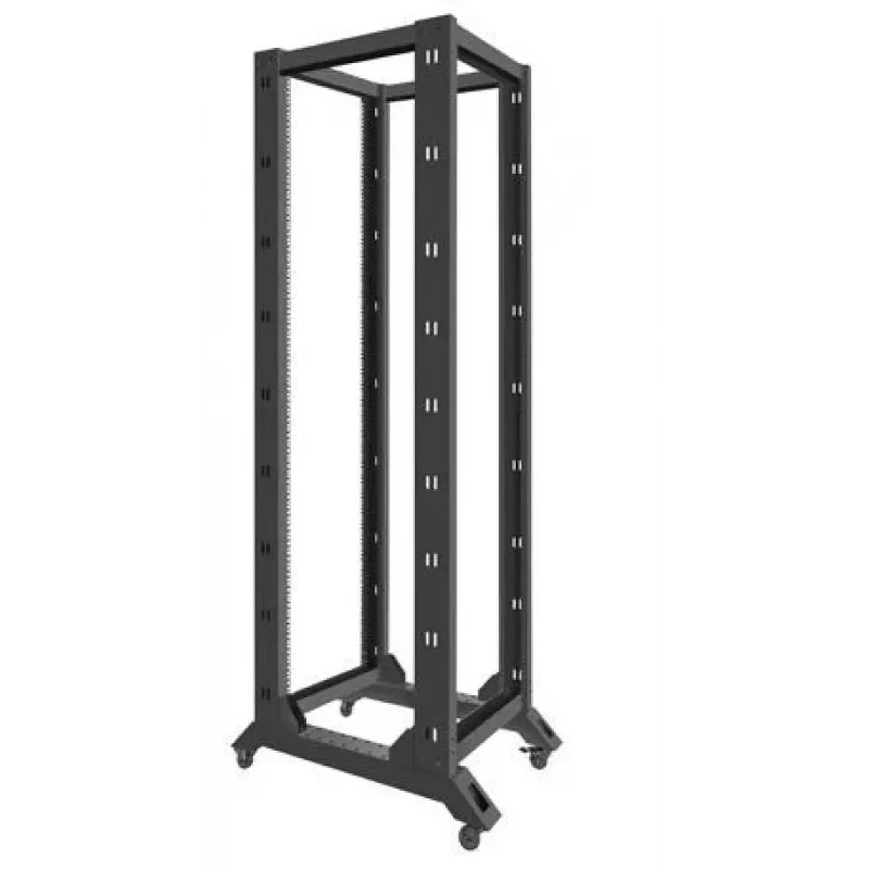 Lanberg OR01-6842-B Rack aberto de 19 polegadas, 42U, 600x800 mm, preto