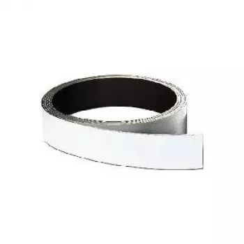 Fita magnética Franken LS15 15 mm x 10 m, branca, espessura 0,8 mm