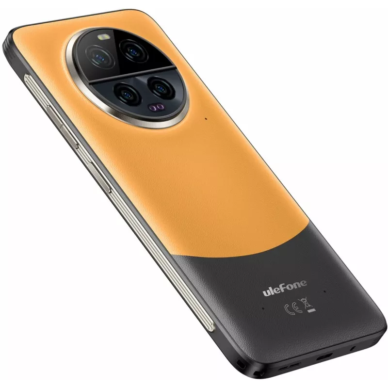 Smartphone robusto UleFone Armor 23 Ultra 5G – 12 GB RAM, 512 GB de armazenamento, laranja