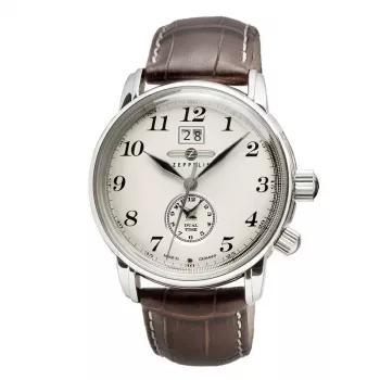 Relógio de quartzo Zeppelin LZ127 ZE-7644-5 — aço inoxidável, à prova de água