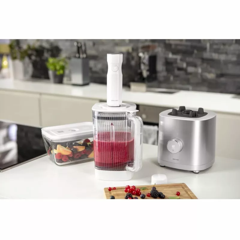 Máquina de vácuo ZWILLING FRESH & SAVE branco bomba, bateria 3,7 V, porta de carregamento Micro-USB, 190×50×50 mm, 330 g