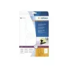 HERMA SuperPrint - Etiquetas autoadesivas opacas para CD/DVD - brancas - 166 mm redondas - 50 unid. (25 folhas x 2) (5115)