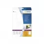 HERMA SuperPrint - Etiquetas autoadesivas opacas para CD/DVD - brancas - 166 mm redondas - 50 unid. (25 folhas x 2) (5115)