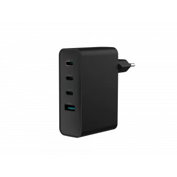 Carregador NATEC NUC-2234 para dispositivos móveis portátil, smartphone preto CA carregamento rápido interior