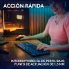 Teclado mecânico gaming com fios Logitech G915 X preto com iluminação RGB
