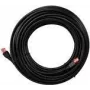 Cabo de rede exterior Goobay CAT 6, U/UTP, preto, 40 m – material de cobre, bainha exterior PE (55436)