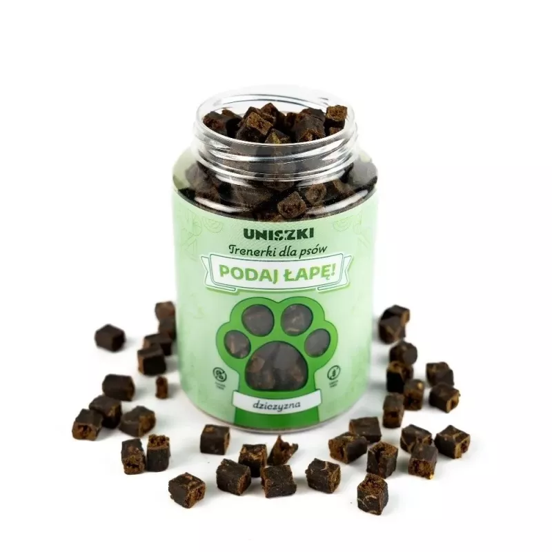 UNISZKI Podaj lape Treats Game snack para cães, 210 g