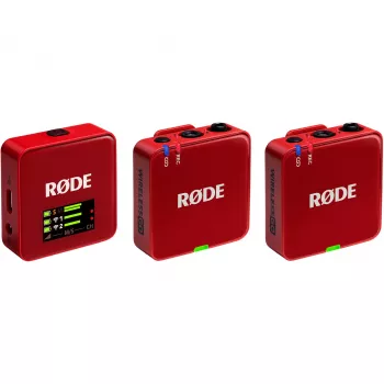 RØDE Wireless GO III Vermelho - Sistema de microfone sem fios (vermelho)