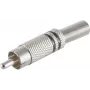 Ficha Cinch (RCA) ShiverPeaks 6 mm metal 52000-S