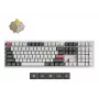 Teclado mecânico Keychron Q6 Ultra 8K — Full-Size 100 %, USB + RF sem fios + Bluetooth, RGB, branco